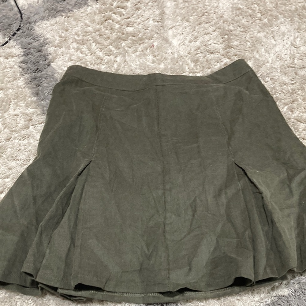 green skirt